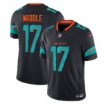 Jaylen Waddle #17 Miami Dolphins 2025 Rivalries Collection Limited Jersey - Pitch Blue