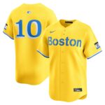 Men's Boston Red Sox Trevor Story  Gold City Connect Limited Player Jersey
