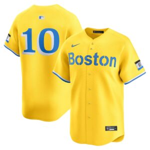 Men's Boston Red Sox Trevor Story  Gold City Connect Limited Player Jersey