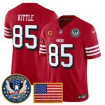 George Kittle #85 San Francisco 49ers United States 250th Anniversary Patch Vapor Limited Jersey - All Stitched