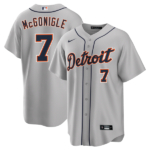 Kevin McGonigle #7 Detroit Tigers Road Replica Jersey - Gray