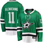 Luke Glendening Dallas Stars Home Breakaway Player Jersey - Kelly Green