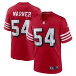 Fred Warner San Francisco 49ers  Alternate Player Game Jersey - Scarlet