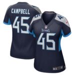 Chance Campbell Tennessee Titans  Women's Player Game Jersey - Navy