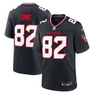 Steven Sims Houston Texans Team Game Jersey -  Navy
