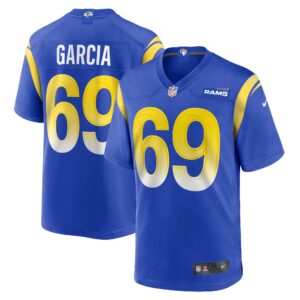 Elijah Garcia Los Angeles Rams  Game Player Jersey - Royal