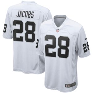 Josh Jacobs Las Vegas Raiders  Game Jersey - White
