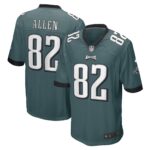 Devon Allen Philadelphia Eagles  Game Player Jersey - Midnight Green