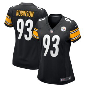 Mark Robinson Pittsburgh Steelers  Women's Game Player Jersey - Black