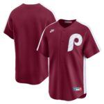 Philadelphia Phillies Maroon Cooperstown Collection Limited Jersey