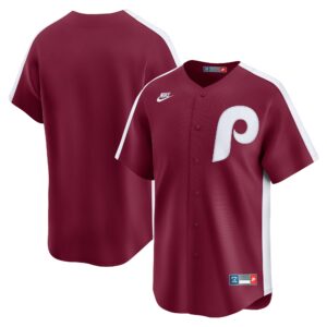 Philadelphia Phillies Maroon Cooperstown Collection Limited Jersey