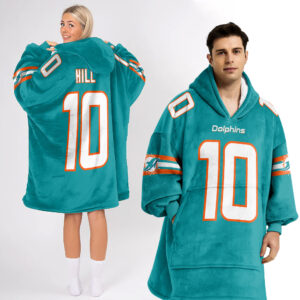 Adult T.H 10 Miami Football Unisex Blanket Hoodie