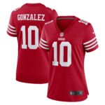 Zane Gonzalez San Francisco 49ers  Women's Game Jersey - Scarlet