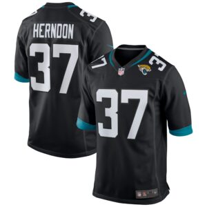 Tre Herndon Jacksonville Jaguars Game Jersey - Black