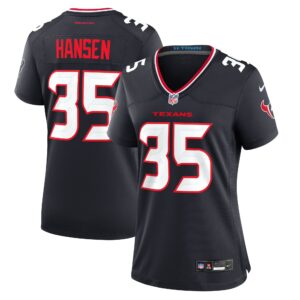 Jake Hansen Houston Texans Women's Team Game Jersey -  Navy