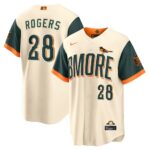 Baltimore Orioles Trevor Rogers #28 Cream 2026 City Connect Stadium Jersey
