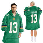 Adult Notre Dame Football Unisex Blanket Hoodie