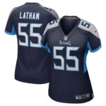 JC Latham Tennessee Titans Women's Team Game Jersey -  Navy