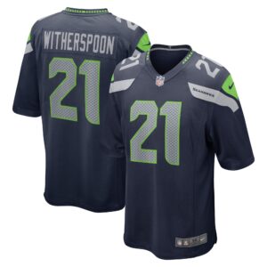 Devon Witherspoon Seattle Seahawks  2023 Draft First Round Pick Game Jersey - College Navy