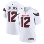 Nico Collins #12 Houston Texans  Game Jersey - White