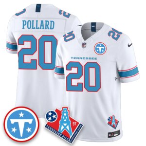 Tony Pollard #20 Tennessee Titans Vapor F.U.S.E. Limited Jersey -  White