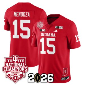 Fernando Mendoza #15 Indiana Hoosiers Vapor Limited Football Jersey - 2025 National Champions - All Stitched