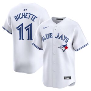 Men's Toronto Blue Jays #11 Bo Bichette  White Home Limited Player Jersey