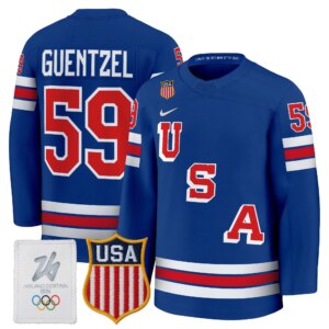 Jake Guentzel #59 2026 USA Olympic Premium Hockey Jersey -Royal