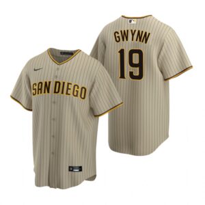 San Diego Padres #19 Tony Gwynn  Sand Brown 2020 Alternate Jersey