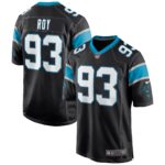 Bravvion Roy Carolina Panthers  Game Jersey - Black