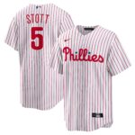 Philadelphia Phillies Bryson Stott #5 White Replica Player Jersey