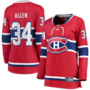 Jake Allen Montreal Canadiens Women's Breakaway Player Jersey - Red
