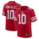 Zane Gonzalez San Francisco 49ers  Game Jersey - Scarlet