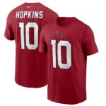 Men's DeAndre Hopkins Cardinal Arizona Cardinals Player Name & Number T-Shirt