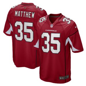Christian Matthew Arizona Cardinals  Game Player Jersey - Cardinal
