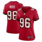 Akiem Hicks Tampa Bay Buccaneers  Women's Player Game Jersey - Red