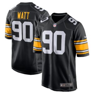 T.J. Watt Pittsburgh Steelers  Youth Alternate Game Jersey - Black