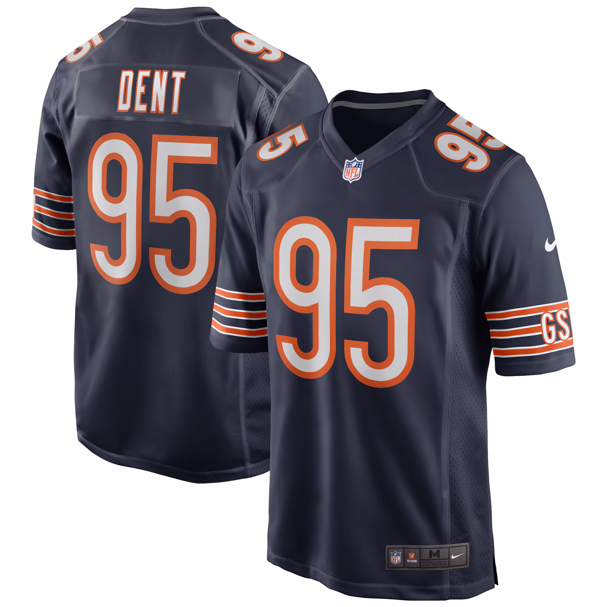 Richard Dent Chicago Bears Game Retired Player Jersey - Navy