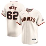 Men's San Francisco Giants Logan Webb  Cream Home Limited Player Jersey