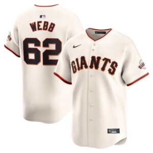 Men's San Francisco Giants Logan Webb  Cream Home Limited Player Jersey