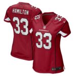Antonio Hamilton Arizona Cardinals  Women's Game Jersey - Cardinal
