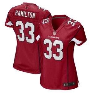 Antonio Hamilton Arizona Cardinals  Women's Game Jersey - Cardinal