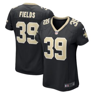DaMarcus Fields New Orleans Saints Women's Game Player Jersey - Black