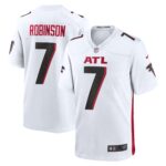 Bijan Robinson Atlanta Falcons  2023 Draft First Round Pick Game Jersey - White