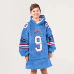 Kid S.M 9 Tennessee Football Unisex Blanket Hoodie