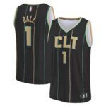 LaMelo Ball Charlotte Hornets  2022/23 Fastbreak Jersey - City Edition - Black