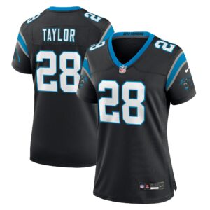 Keith Taylor Carolina Panthers  Women's Team Game Jersey - Black