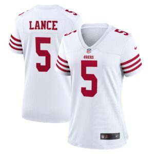 Trey Lance San Francisco 49ers  Women's Player Game Jersey - White