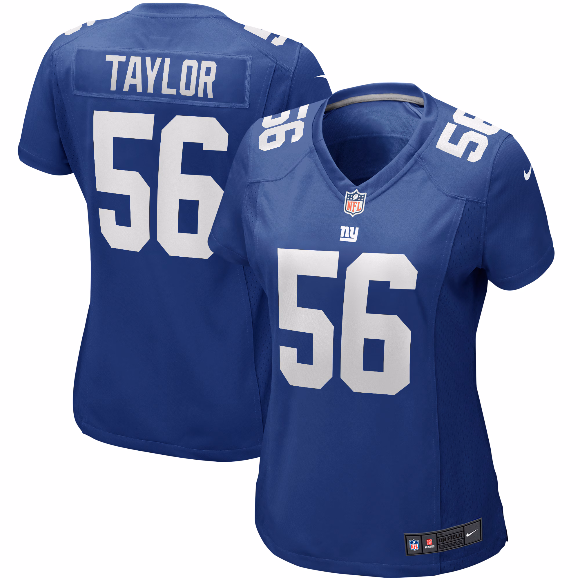 Lawrence Taylor New York Giants Women's Game Retired Player Jersey - Royal