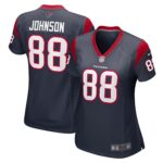 Johnny Johnson Houston Texans Women's Team Game Jersey -  Navy